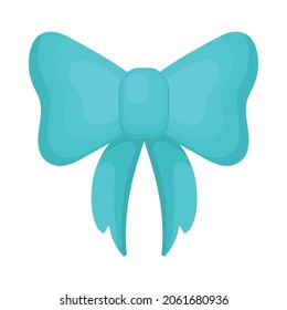 icono de arco azul en fondo blanco
