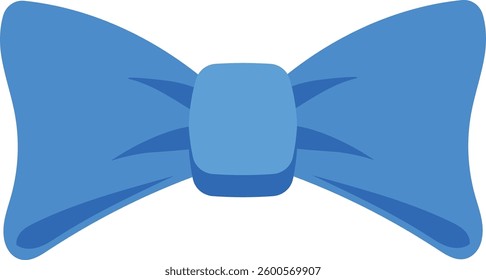 Blue bow necktie festive accessory