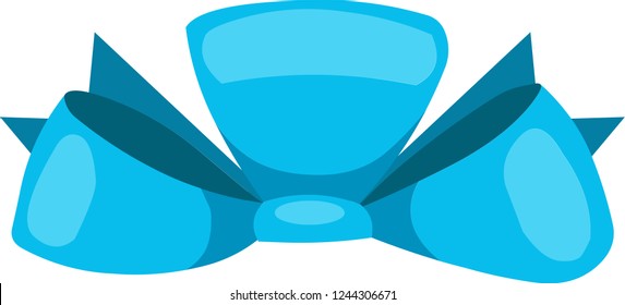 Blue bowknot, can be used for any kinds of decoration