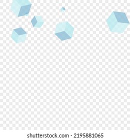 Blue Box Background Transparent Vector Polygon Stock Vector (Royalty ...