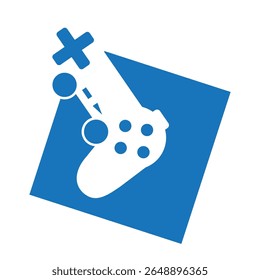 blue box game console icon