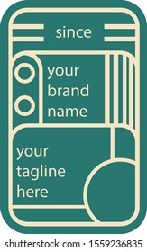 Blue Brand Logo Vector Design