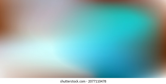 Blue, brawn Soft blurred gradient mesh vector background. Defocused bokeh effect backdrop studio 