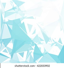 Blue Break Mosaic Background, Creative Design Templates