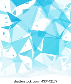 Blue Break Mosaic Background, Creative Design Templates