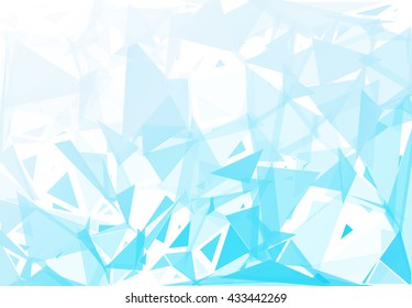 Blue Break Mosaic Background, Creative Design Templates