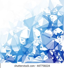 Blue Break Mosaic Background, Creative Design Templates