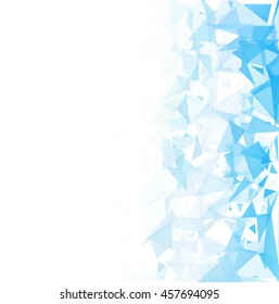 Blue Break Mosaic Background, Creative Design Templates