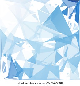 Blue Break Mosaic Background, Creative Design Templates