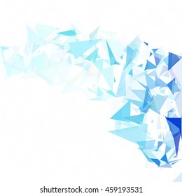 Blue Break Mosaic Background, Creative Design Templates
