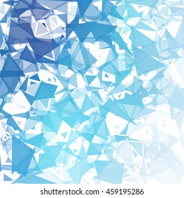 Blue Break Mosaic Background, Creative Design Templates