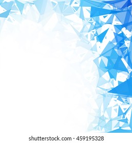 Blue Break Mosaic Background, Creative Design Templates