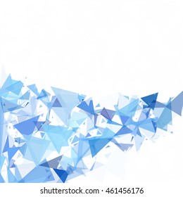 Blue Break Mosaic Background, Creative Design Templates