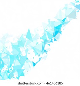 Blue Break Mosaic Background, Creative Design Templates