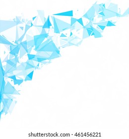 Blue Break Mosaic Background, Creative Design Templates