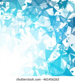 Blue Break Mosaic Background, Creative Design Templates