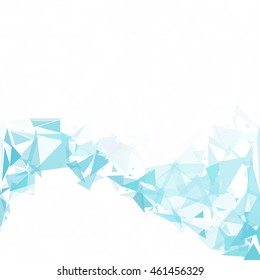 Fondo de mosaico Blue Break, Plantillas de diseño creativo