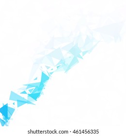 Blue Break Mosaic Background, Creative Design Templates