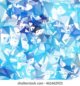 Blue Break Mosaic Background, Creative Design Templates