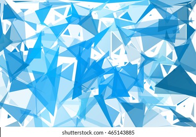 Blue Break Mosaic Background, Creative Design Templates