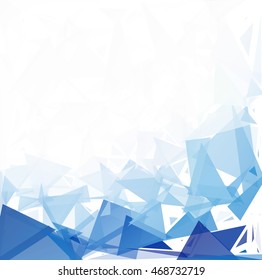 Blue Break Mosaic Background, Creative Design Templates