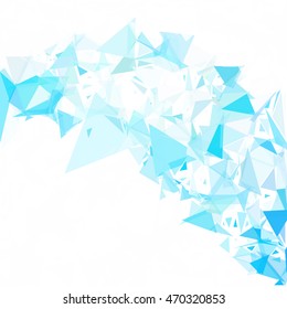 Blue Break Mosaic Background, Creative Design Templates