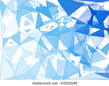 Blue Break Mosaic Background, Creative Design Templates