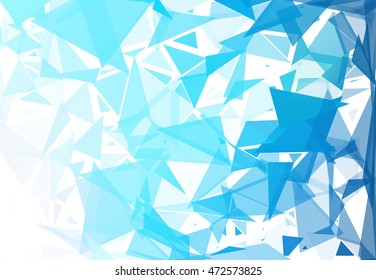 Blue Break Mosaic Background, Creative Design Templates