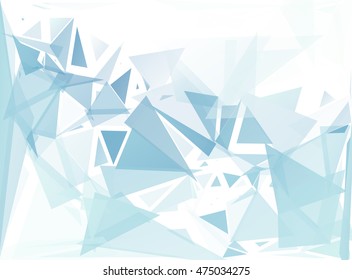 Blue Break Mosaic Background, Creative Design Templates