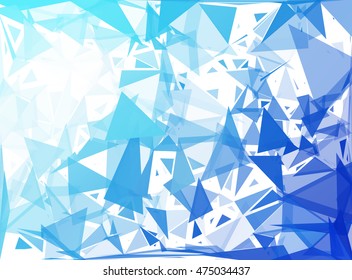 Blue Break Mosaic Background, Creative Design Templates