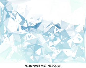 Blue Break Mosaic Background, Creative Design Templates