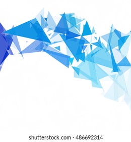 Blue Break Mosaic Background, Creative Design Templates