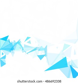 Blue Break Mosaic Background, Creative Design Templates