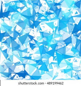 Blue Break Mosaic Background, Creative Design Templates