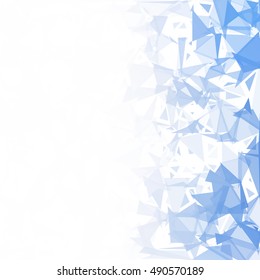 Blue Break Mosaic Background, Creative Design Templates