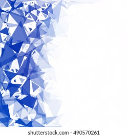 Blue Break Mosaic Background, Creative Design Templates