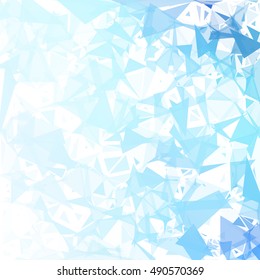 Blue Break Mosaic Background, Creative Design Templates