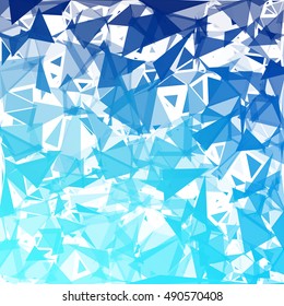 Blue Break Mosaic Background, Creative Design Templates