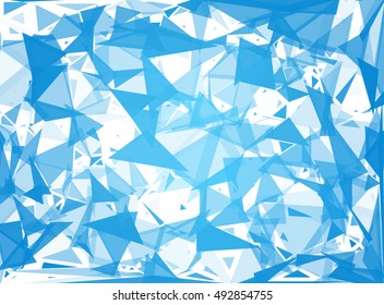 Blue Break Mosaic Background, Creative Design Templates
