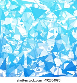 Blue Break Mosaic Background, Creative Design Templates