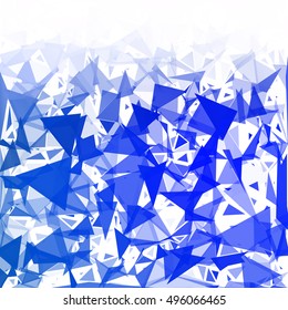 Blue Break Mosaic Background, Creative Design Templates