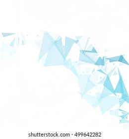 Blue Break Mosaic Background, Creative Design Templates