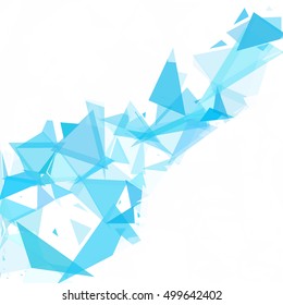 Blue Break Mosaic Background, Creative Design Templates