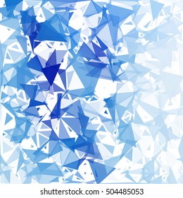 Blue Break Mosaic Background, Creative Design Templates