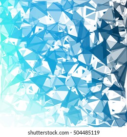 Blue Break Mosaic Background, Creative Design Templates