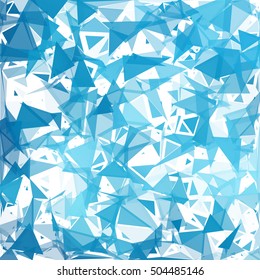 Blue Break Mosaic Background, Creative Design Templates