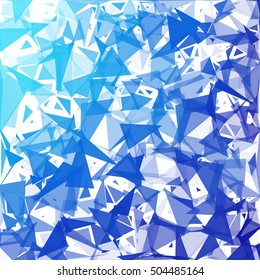 Blue Break Mosaic Background, Creative Design Templates