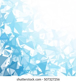 Blue Break Mosaic Background, Creative Design Templates