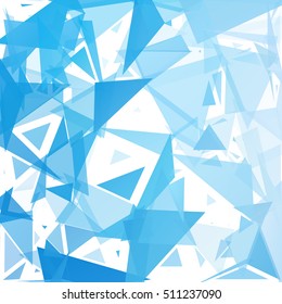 Blue Break Mosaic Background, Creative Design Templates