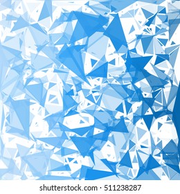 Blue Break Mosaic Background, Creative Design Templates